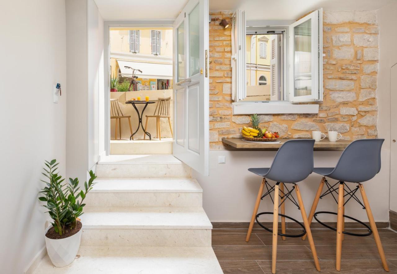 Kamara Old Town Studios Corfu  ภายนอก รูปภาพ